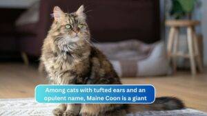 Among cats with tufted ears and an opulent name Maine Coon is a giant